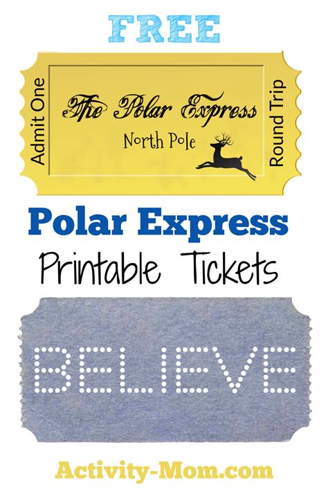 Polar Express 2024 Christmas Tickets - Tami Zorina