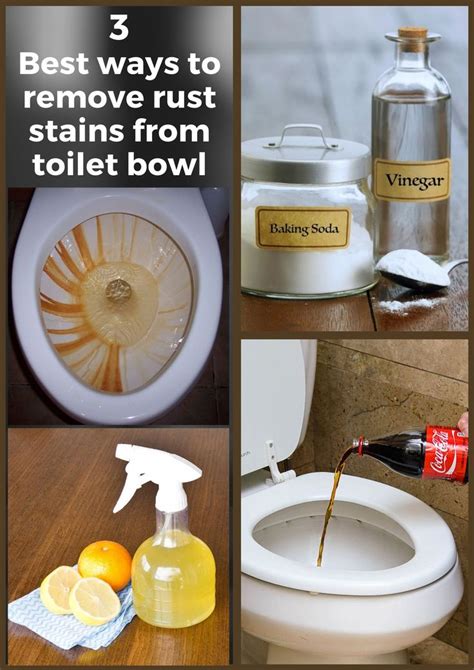 3 best ways to remove rust stains from the toilet bowl | Toilet bowl ...