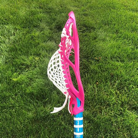 Custom Complete Lacrosse Stick True Comp 4.0 Shaft with a Custom Strun ...