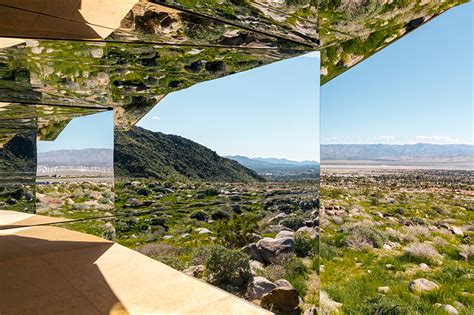 doug aitken creates a mirror-clad 'mirage' in the desert