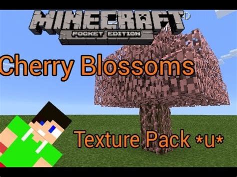 Cherry Blossoms •Texture pack• Minecraft pe 0.11.0 - YouTube