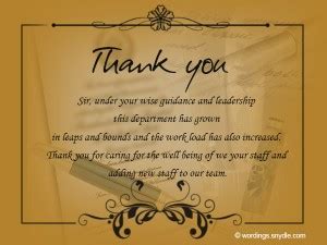 Thank You Notes for Boss – Wordings and Messages