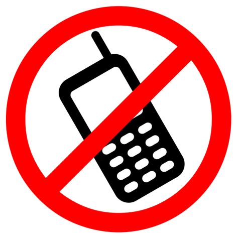 No cell phones allowed vector icon | Free SVG