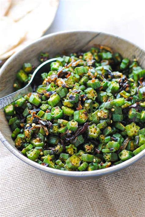 Dry Bhindi Sabzi: Easy Indian Okra Stir-fry WITHOUT Slime | Indian Ambrosia