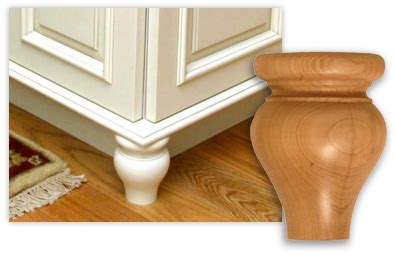 Solid Wood Cabinet Feet & Toe Kick Valances | WalzCraft