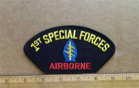 US Army - 1st Special Forces Airborne Embroidered Patch | Special ...