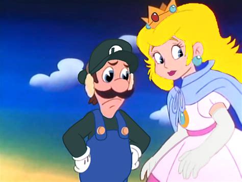 SMBSS (edited)- Luigi and Princess Peach by PrincessCreation345 on ...