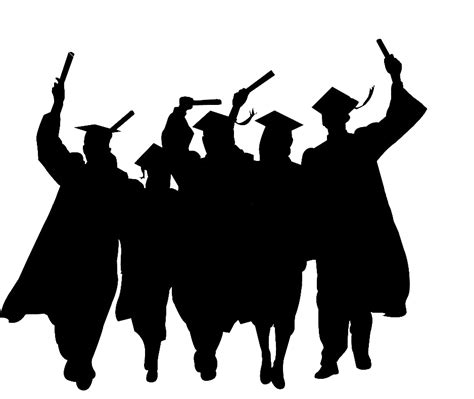 Graduation Silhouette Png Clip Art Library Images And Photos Finder ...