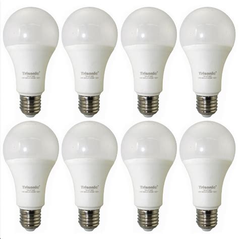 8 Pack Daylight 12 Watt Energy LED Light Bulb 100W Output Replacement ...