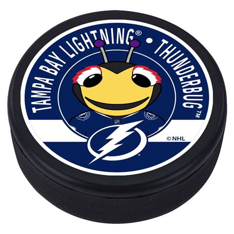 Tampa Bay Lightning Thunderbug Mascot Textured Puck – HHOFecomm