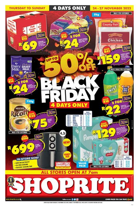 Shoprite Promotional Leaflet - Black Friday 2024 - Valid from 24.11 to ...