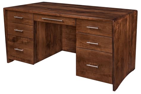 Nova Executive Desk | Amish Solid Wood Desks | Kvadro Furniture