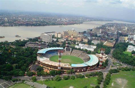 Bird's eye view of Eden Gardens Cricket Stadium, Kolkata, India : r/Cricket