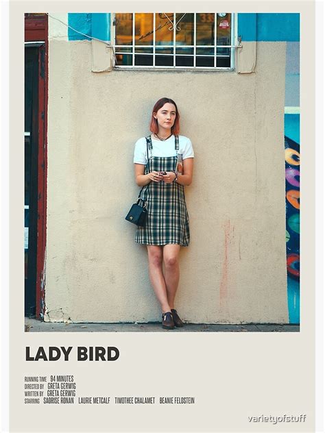 "Lady Bird movie poster" Poster for Sale by varietyofstuff | Redbubble