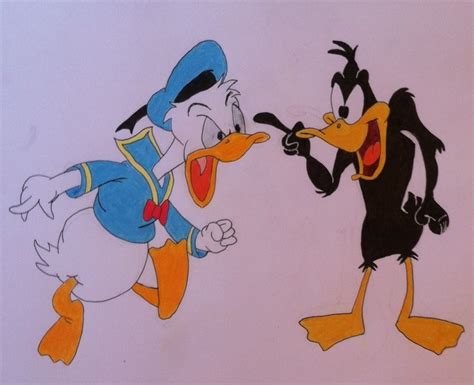 Donald Duck and Daffy Duck by DaveCarignan on DeviantArt