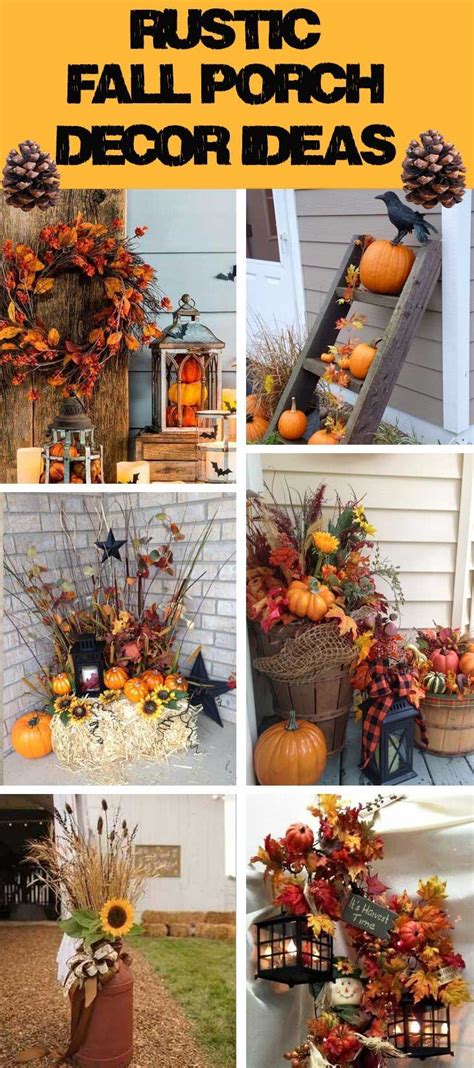 Loading... | Fall decorations porch, Fall outdoor decor, Rustic fall porch