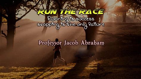 Run the Race (Christian motivational sermon in English) - YouTube