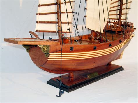 Chinese Junk Wooden Model Ship - GN - Premier Ship Models