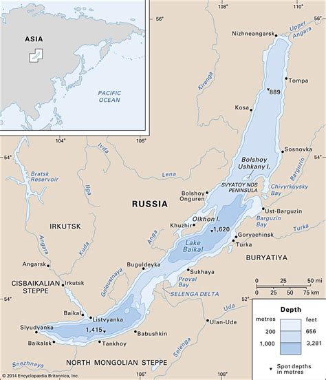 Lake Baikal | Location, Depth, Map, & Facts | Britannica