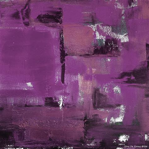 Purple Abstract Painting