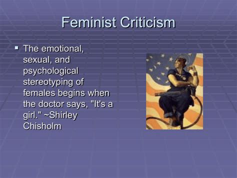 Feminist Criticism