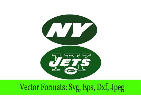 New York Jets Logo SVG File – Vector Design in, Svg, Eps, Dxf, and Jpeg ...