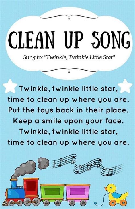 clean up song | Kindergarten songs, Classroom songs, Preschool songs