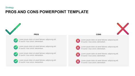 Pros and Cons PowerPoint Template & Keynote - Slidebazaar