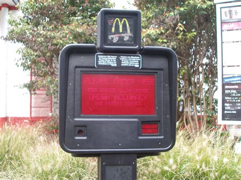 JSH's Visual Slushpile: McDonald's Drive-Thru Console