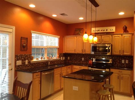 Color Choices With Orange Kitchen Cabinets