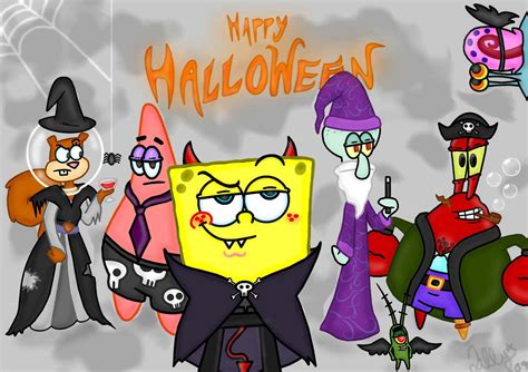 Spongebob Happy Halloween Wallpapers - Wallpaper Cave