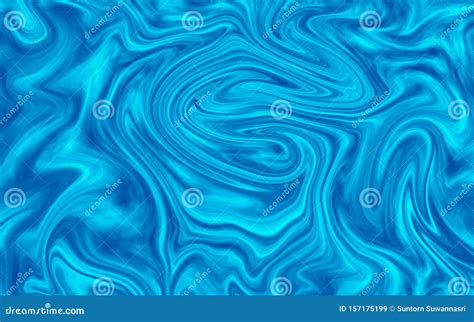 Abstract Blue Liquid Marble Swirl Texture Background Stock Image ...