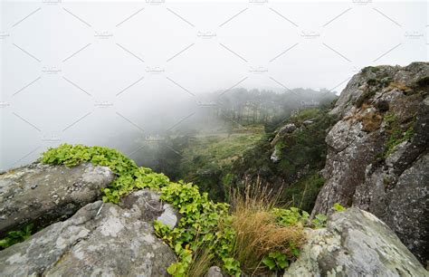 At the edge of a cliff featuring cliff, clouds, and sky | Nature Stock ...