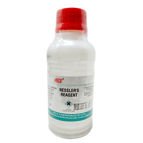 Nice N20271 Nessler's Reagent, 125ml, For Laboratory at Rs 207/125 ml ...