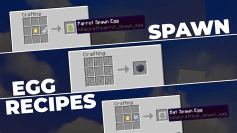 Spawn Egg Recipes Mod (1.16.5) - Spawn Egg for All Mobs - 9Minecraft.Net