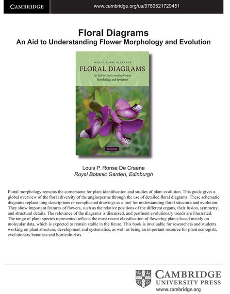 (PDF) Floral Diagrams: An Aid to Understanding Flower Morphology and ...