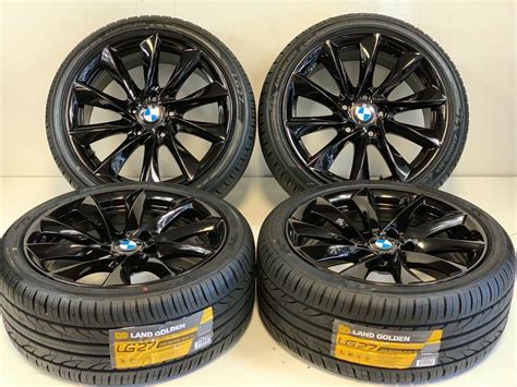 18" Inch Bmw 3 & 4 Series Activehybrid Factory Oem Black Wheels Tires ...