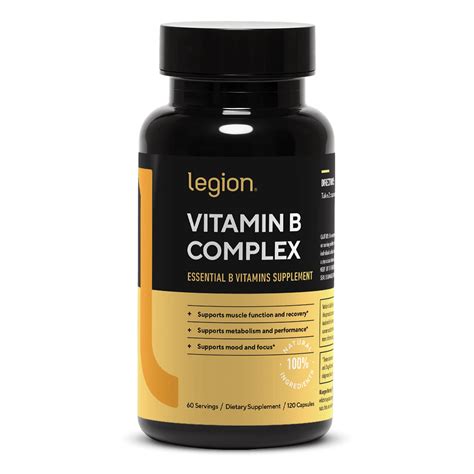 Essential B Vitamins Supplement | Legion Vitamin B Complex