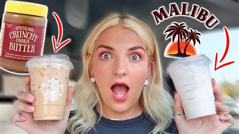 Trying VIRAL TikTok Starbucks Drinks! - YouTube