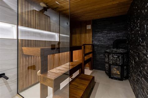 Take advantage of short wall panels to create a unique sauna - Thermory