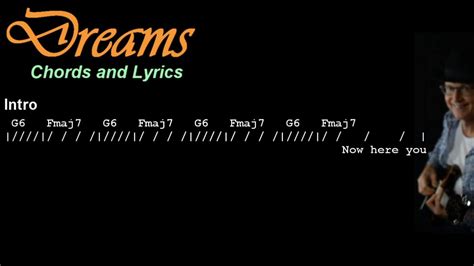 Fleetwood Mac Dreams Chords and Lyrics - YouTube