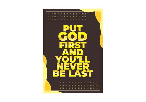 Quote text design, Put God first and you'll never be last 11614616 ...