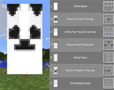 Panda banner | Minecraft banner designs, Minecraft tutorial, Minecraft ...