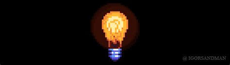 219/365 pixel art : Light Bulb by igorsandman on DeviantArt