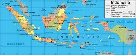 Indonesia On A World Map