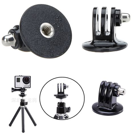 Universal Sports Camera Screw Tripod Mount to 1/4 Screw Mount Adapter ...