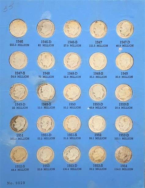 Lot - LOT OF 48 1946-1964 ROOSEVELT SILVER DIMES