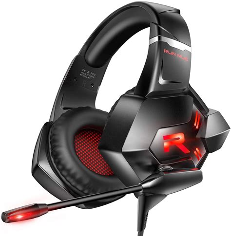 RUNMUS Gaming Headset Xbox One Headset PS4 Headset with 7.1 Surround ...