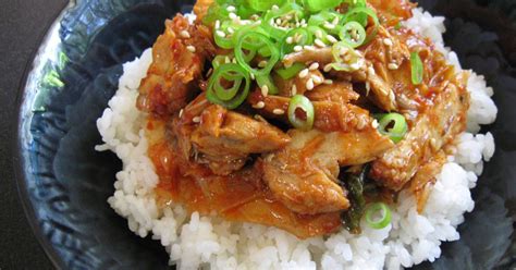 Canned Mackerel & Kimchi Rice Bowl Recipe by Hiroko Liston | Recipe in ...