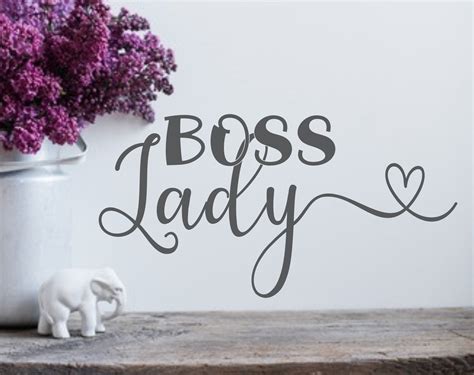 Boss lady Girl boss decal wall decal laptop decal boss babe | Etsy